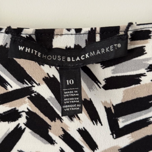 White House Black Market Reversible A-line Dress, size 10 - Picture 5 of 5